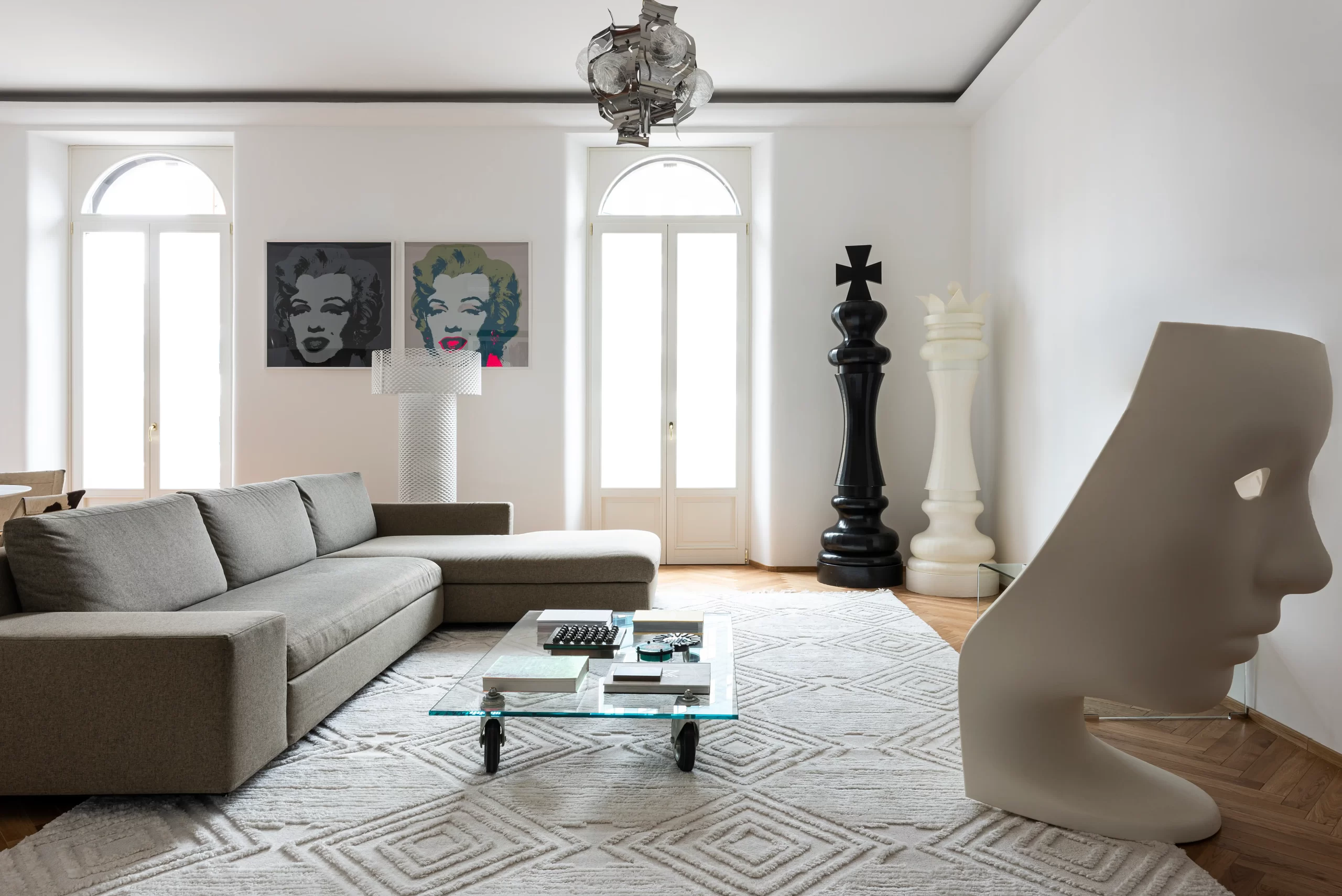 The Gallerist living room sofa